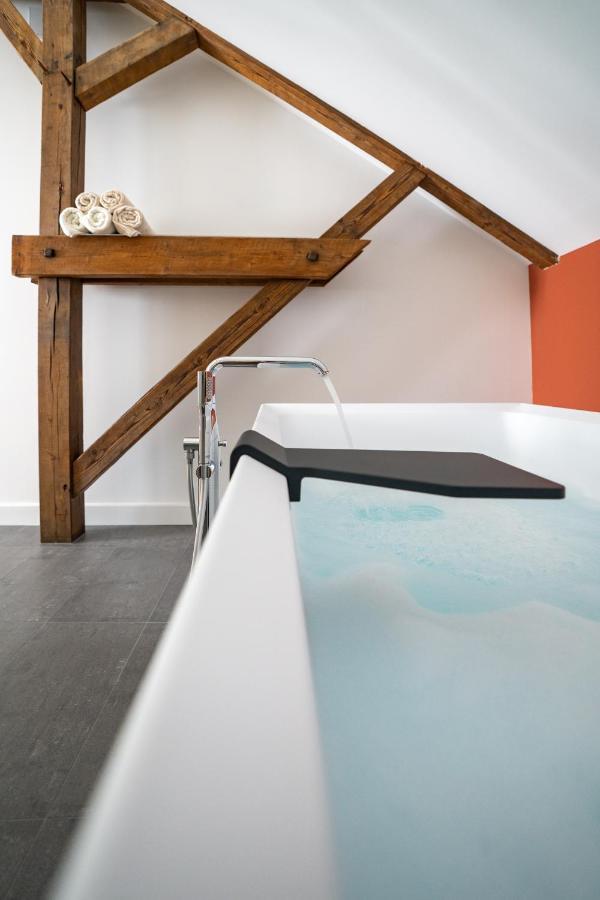 Krafft, Centre Ville, Climatise, Baignoire Double - La Cle Des Sacres Reims Buitenkant foto